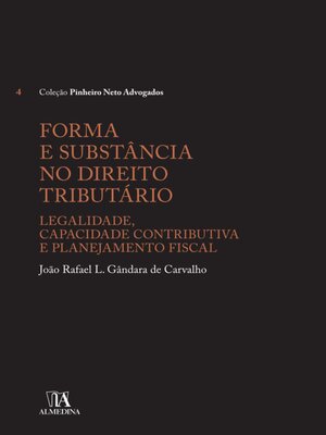 cover image of Forma e Substância no Direito Tributário